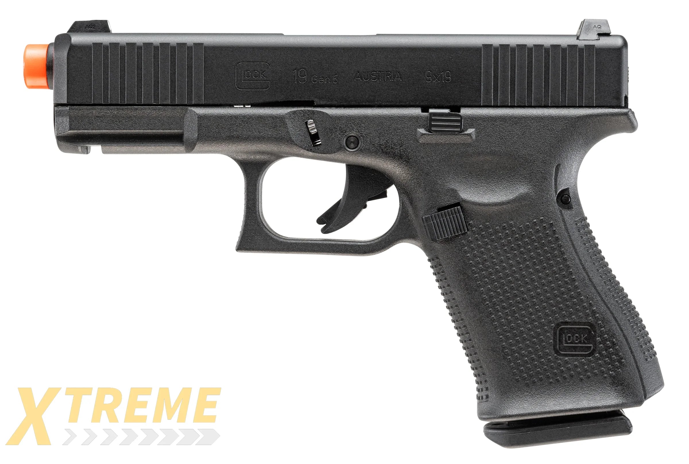 GLOCK G19 GEN 5 GBB-6MM-BLACK - GLOCK GAS BLOWBACK - Pistols