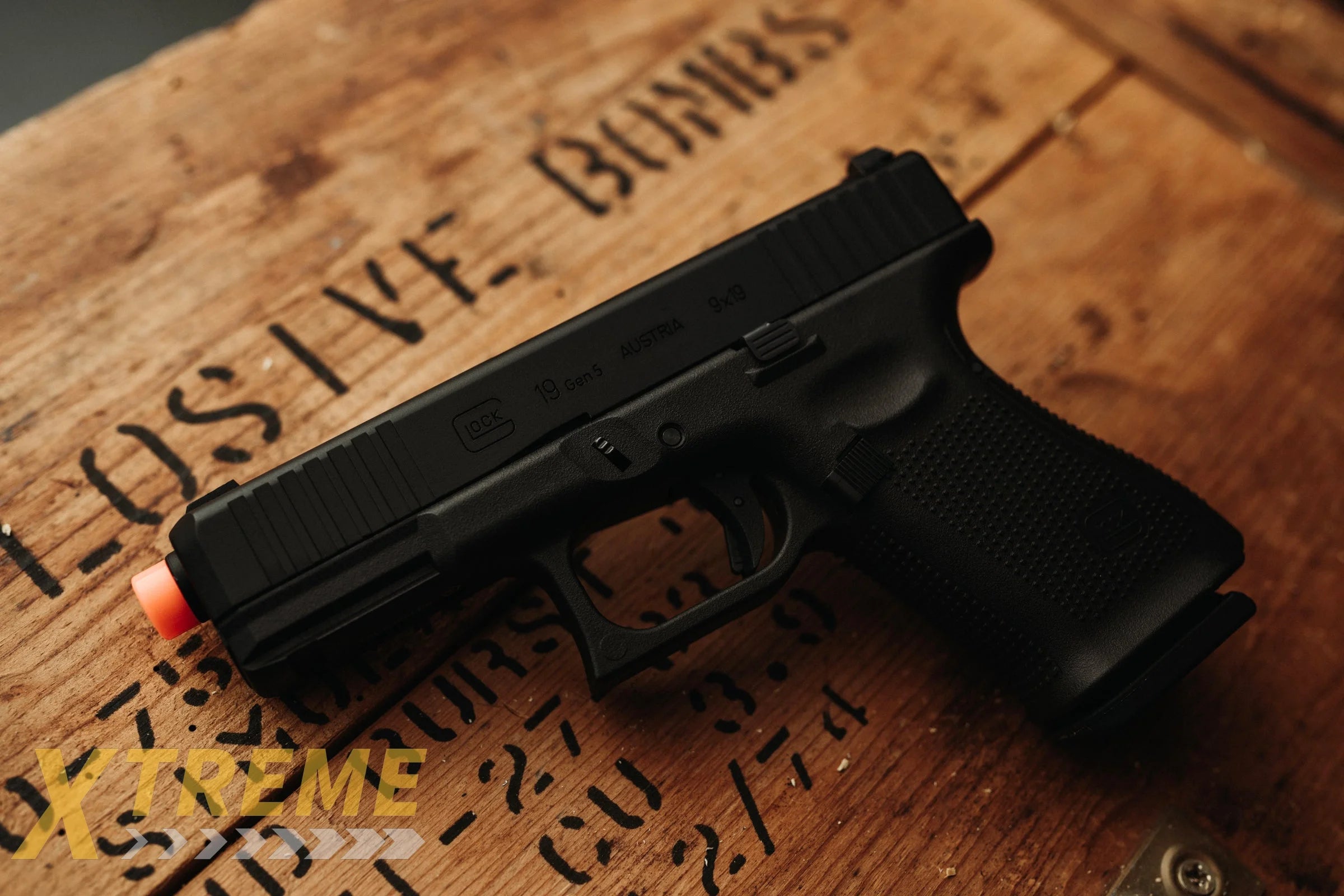 GLOCK G19 GEN 5 GBB-6MM-BLACK - GLOCK GAS BLOWBACK - Pistols