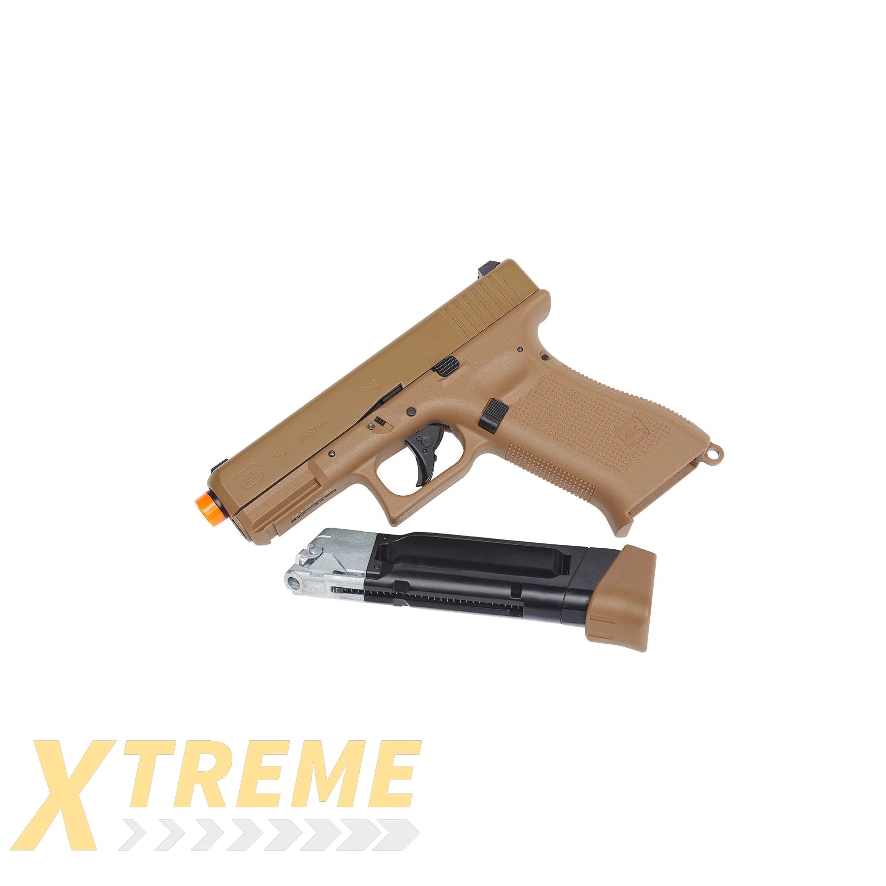 GLOCK G19X GEN CO2-6MM-COYOTE - GLOCK C02 - Pistols