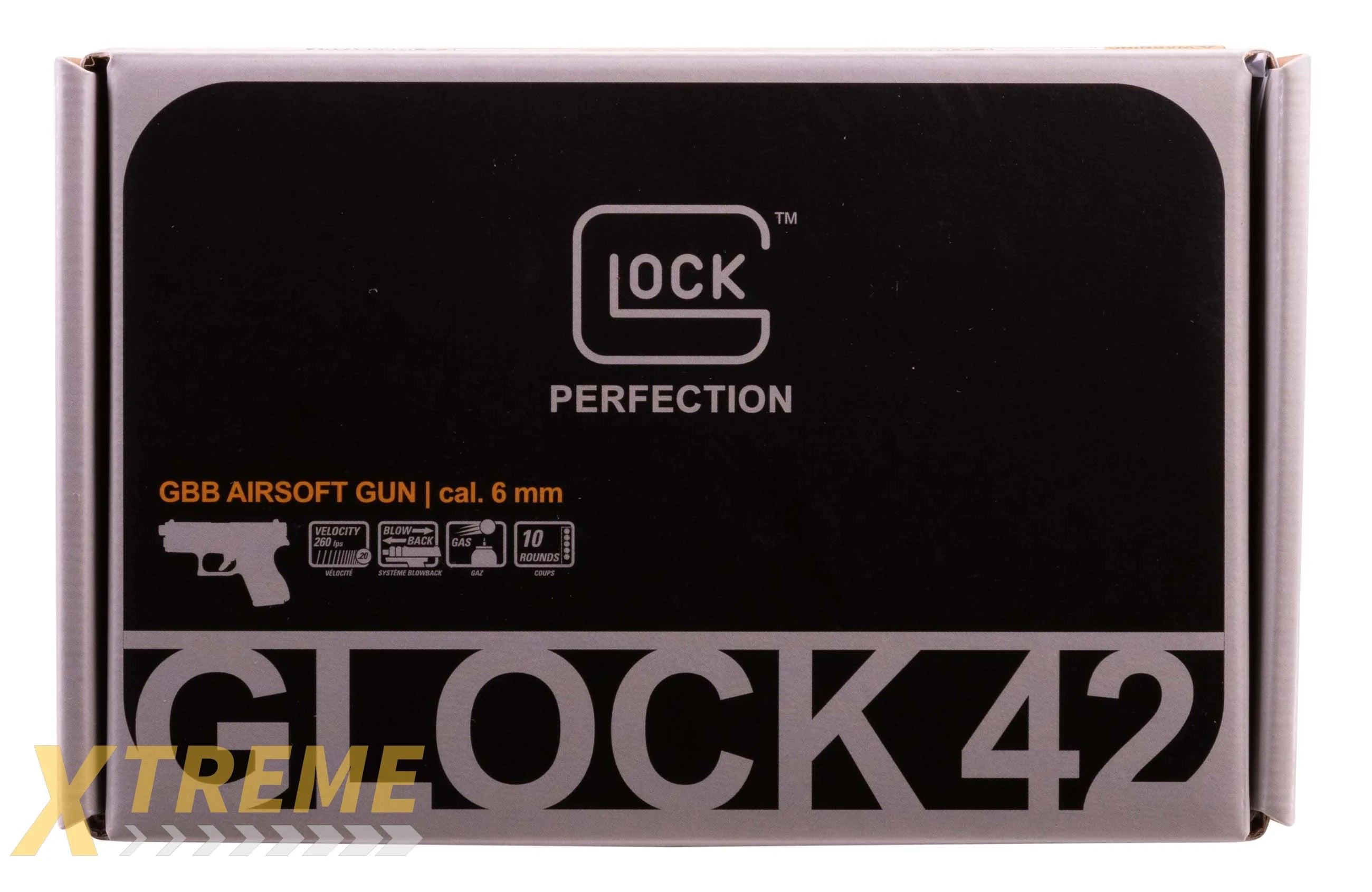 GLOCK G42 GBB-6MM-BLACK - GLOCK GAS BLOWBACK - Pistols