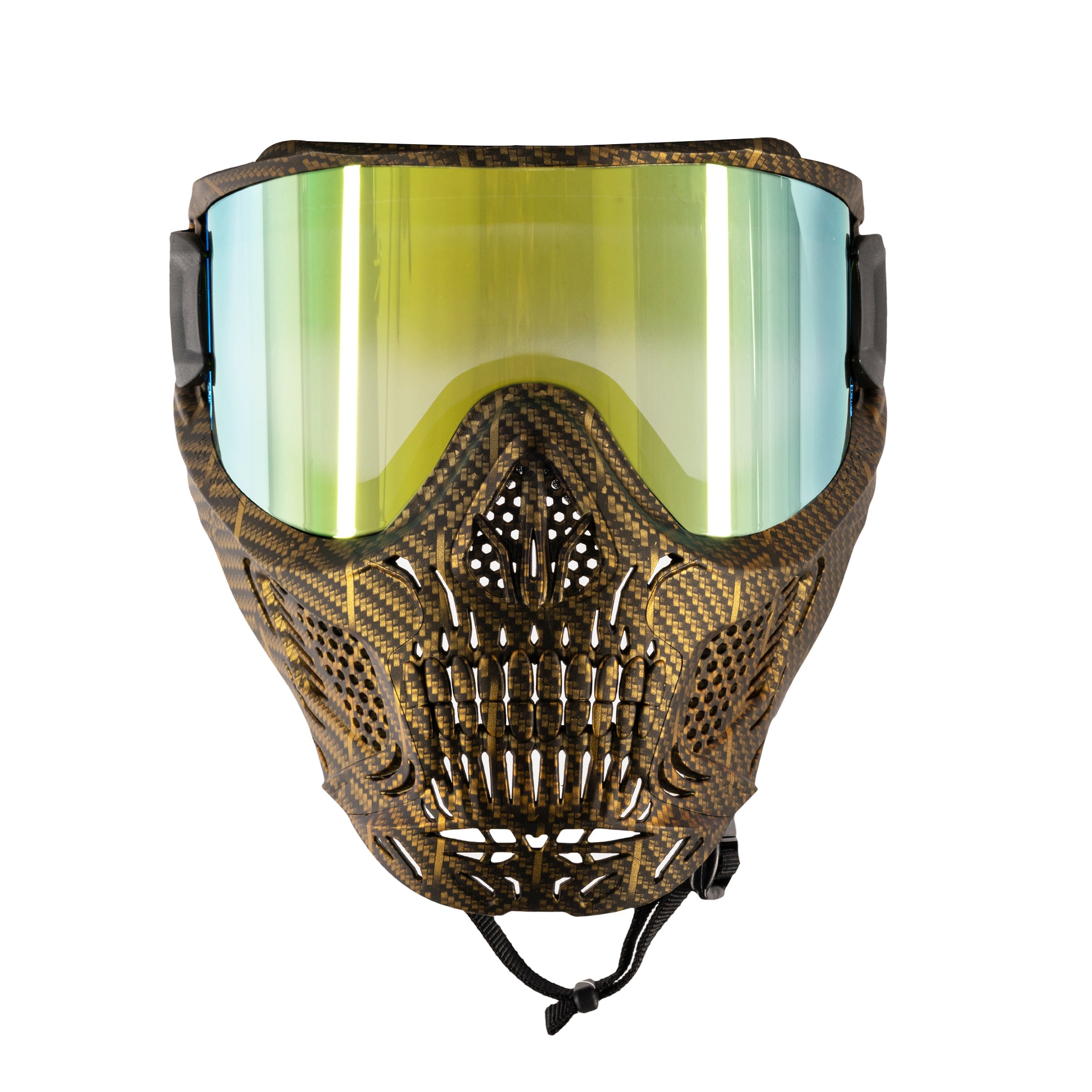 HSTL® Skull Goggle Machine Gold w/ Gold Lens - XTREME Airsoft Superstore