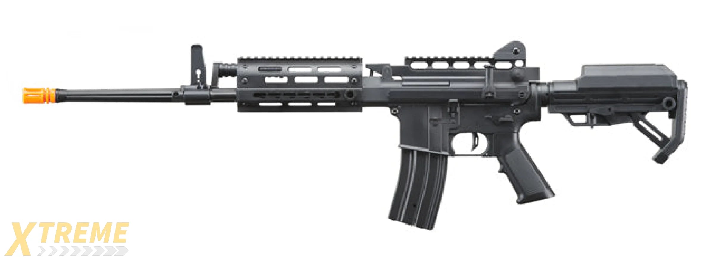 Golden Eagle AR LMG Airsoft Light Machine Gun (Color: Black) – XTREME ...