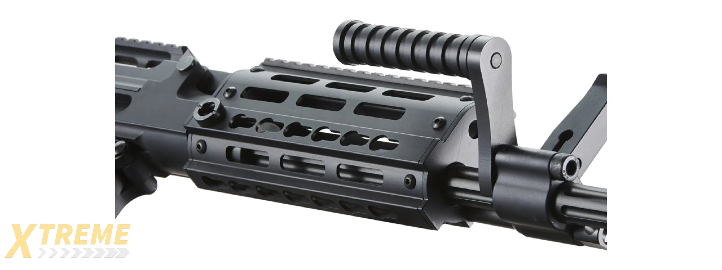 Golden Eagle AR LMG Airsoft Light Machine Gun (Color: Black)