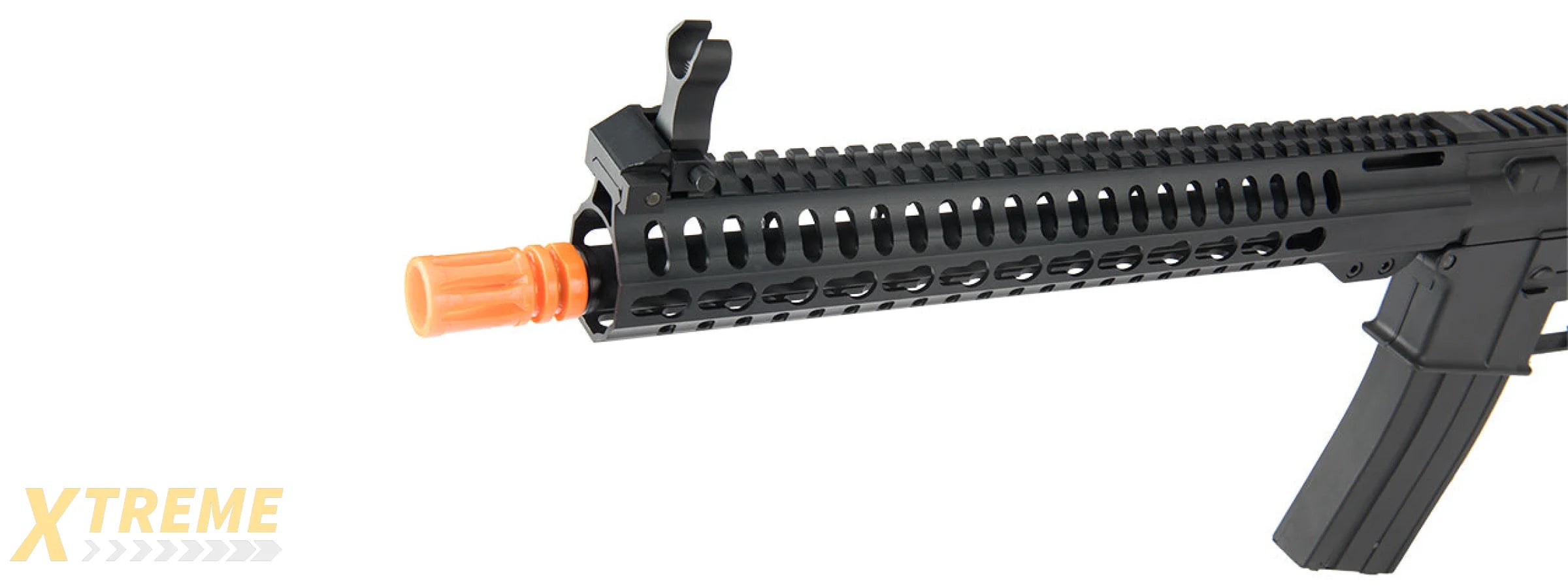 GOLDEN EAGLE MC6645 ELITE SERIES 13 KEYMOD GAS BLOWBACK AIRSOFT RIFLE (BLACK)