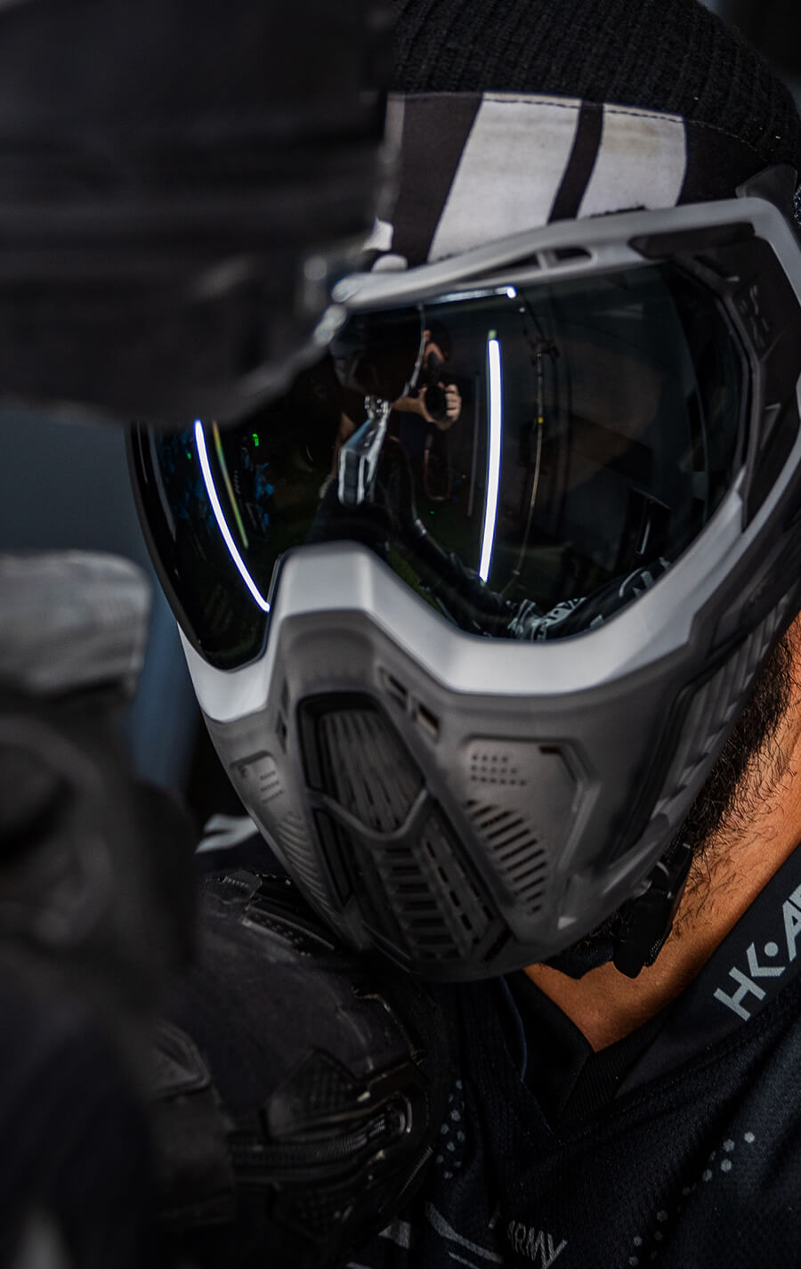 SLR Goggle - Graphite (Silver/Black/Smoke) Silver Lens - XTREME Airsoft Superstore