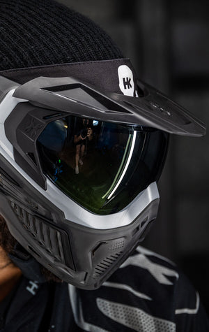 SLR Goggle - Graphite (Silver/Black/Smoke) Silver Lens - XTREME Airsoft Superstore