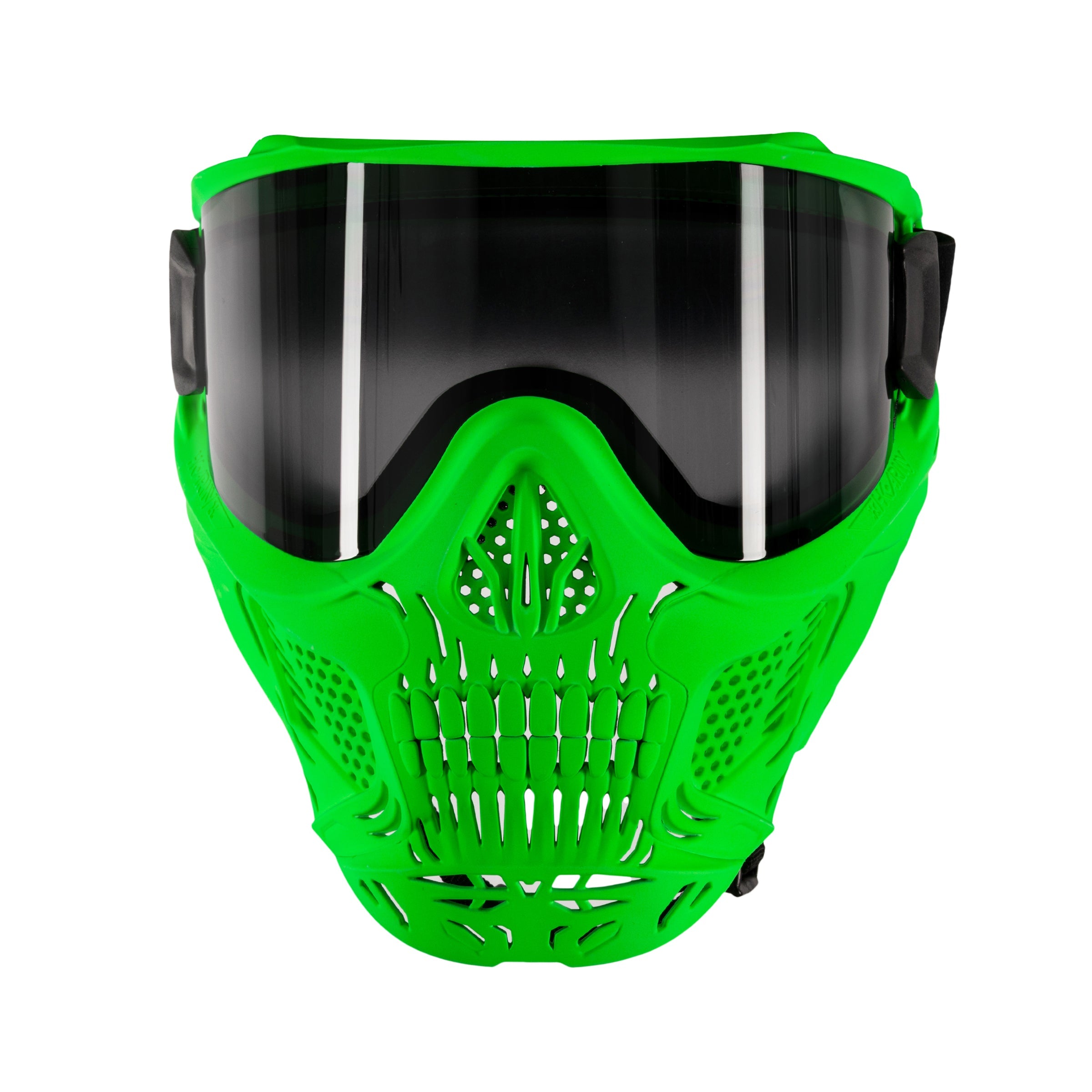 HSTL® Glowball™ Skull Goggle Neon Green w/ Smoke Lens - XTREME Airsoft Superstore