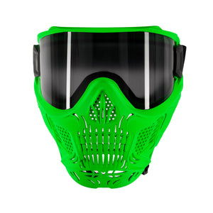 HSTL® Glowball™ Skull Goggle Neon Green w/ Smoke Lens - XTREME Airsoft Superstore
