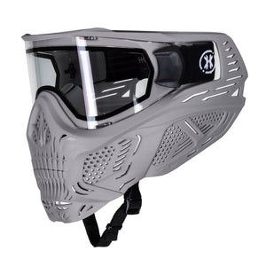 HSTL® Skull Goggle - Grey w/ Clear Lens - XTREME Airsoft Superstore
