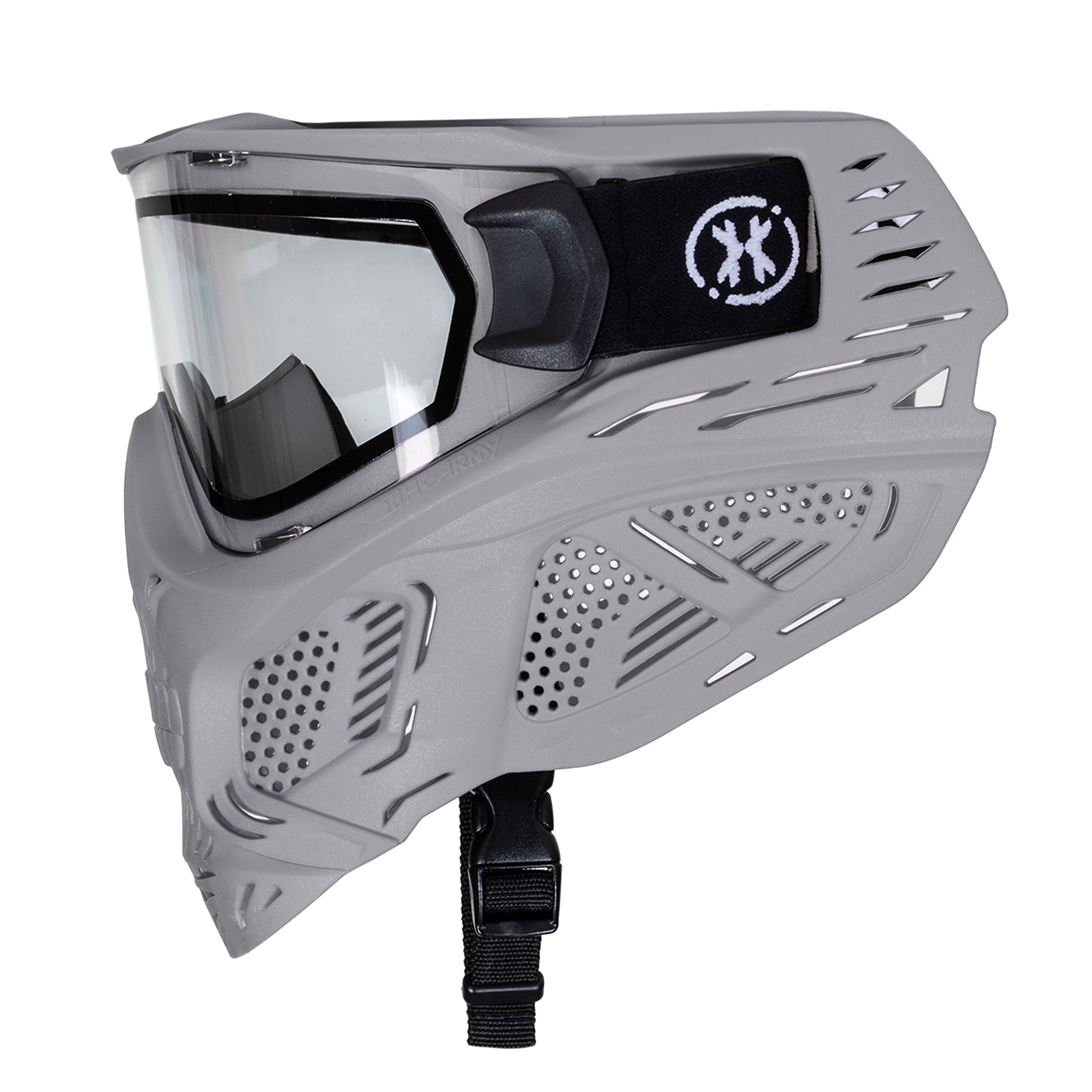 HSTL® Skull Goggle - Grey w/ Clear Lens - XTREME Airsoft Superstore