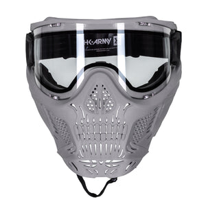 HSTL® Skull Goggle - Grey w/ Clear Lens - XTREME Airsoft Superstore