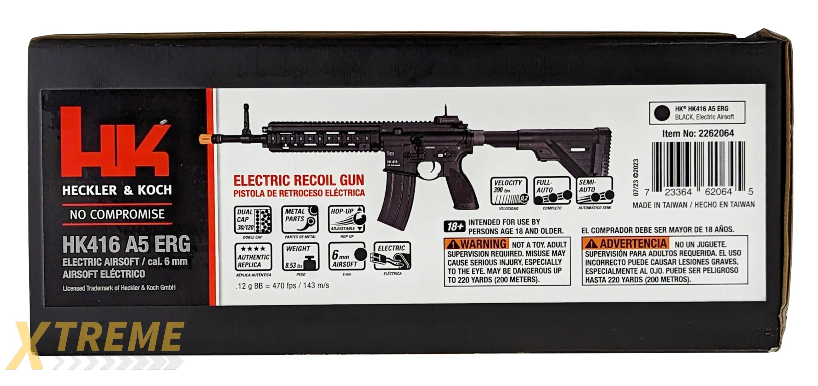 HK 416 A5 ERG AIRSOFT RIFLE: ELITE FORCE - H&K - Rifles/SMG