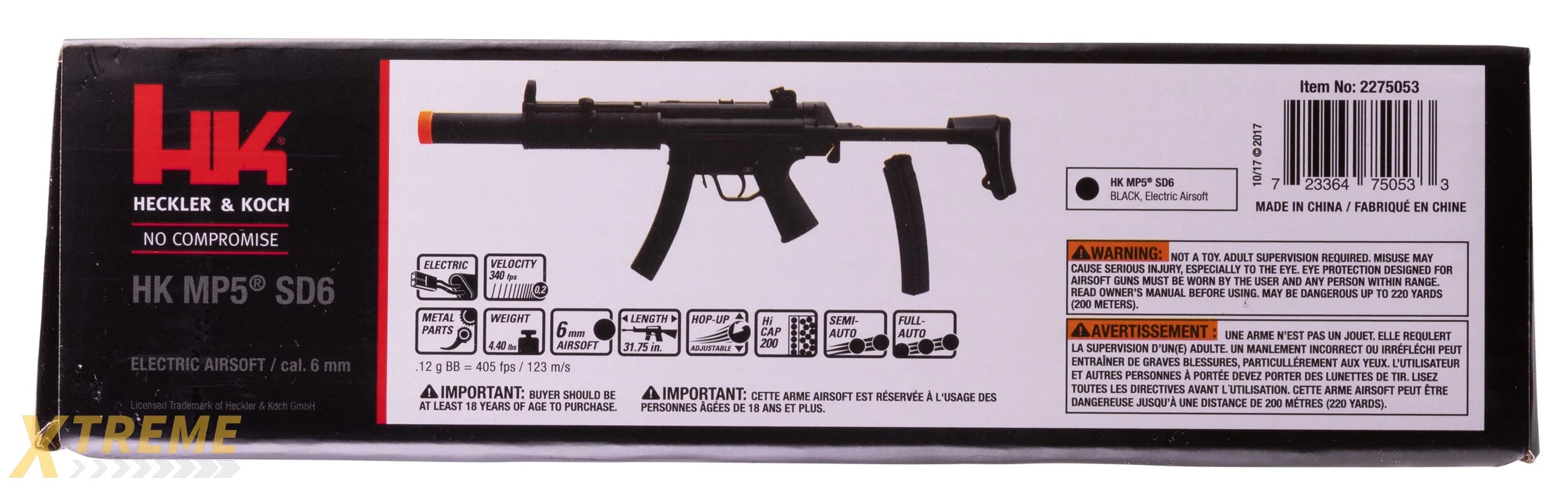 HK MP5 SD6 - 6MM - BLACK - H&K - Rifles/SMG