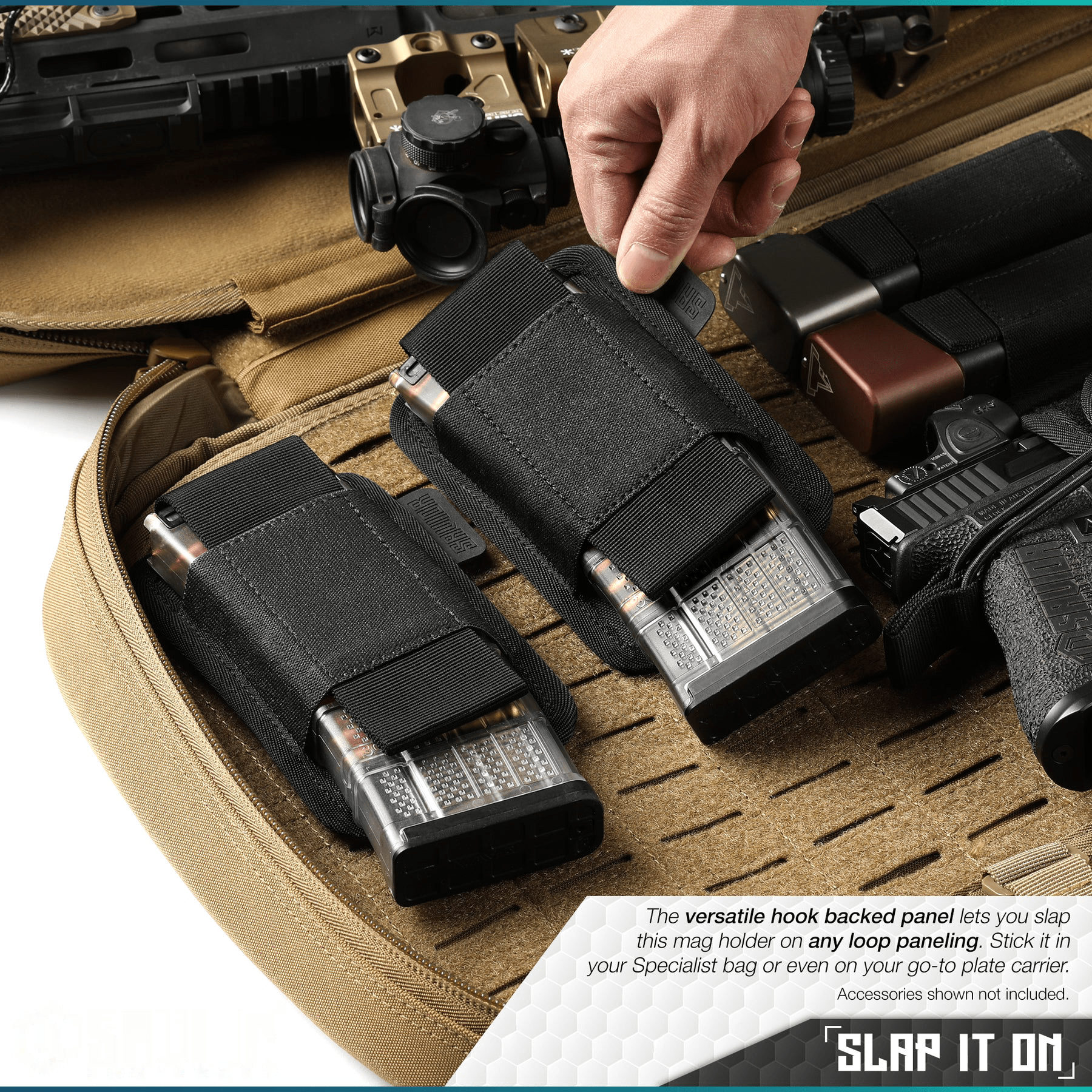 AR-15/AK-47 Mag Holster - Hook Backing (Multiple Slots) - XTREME Airsoft Superstore