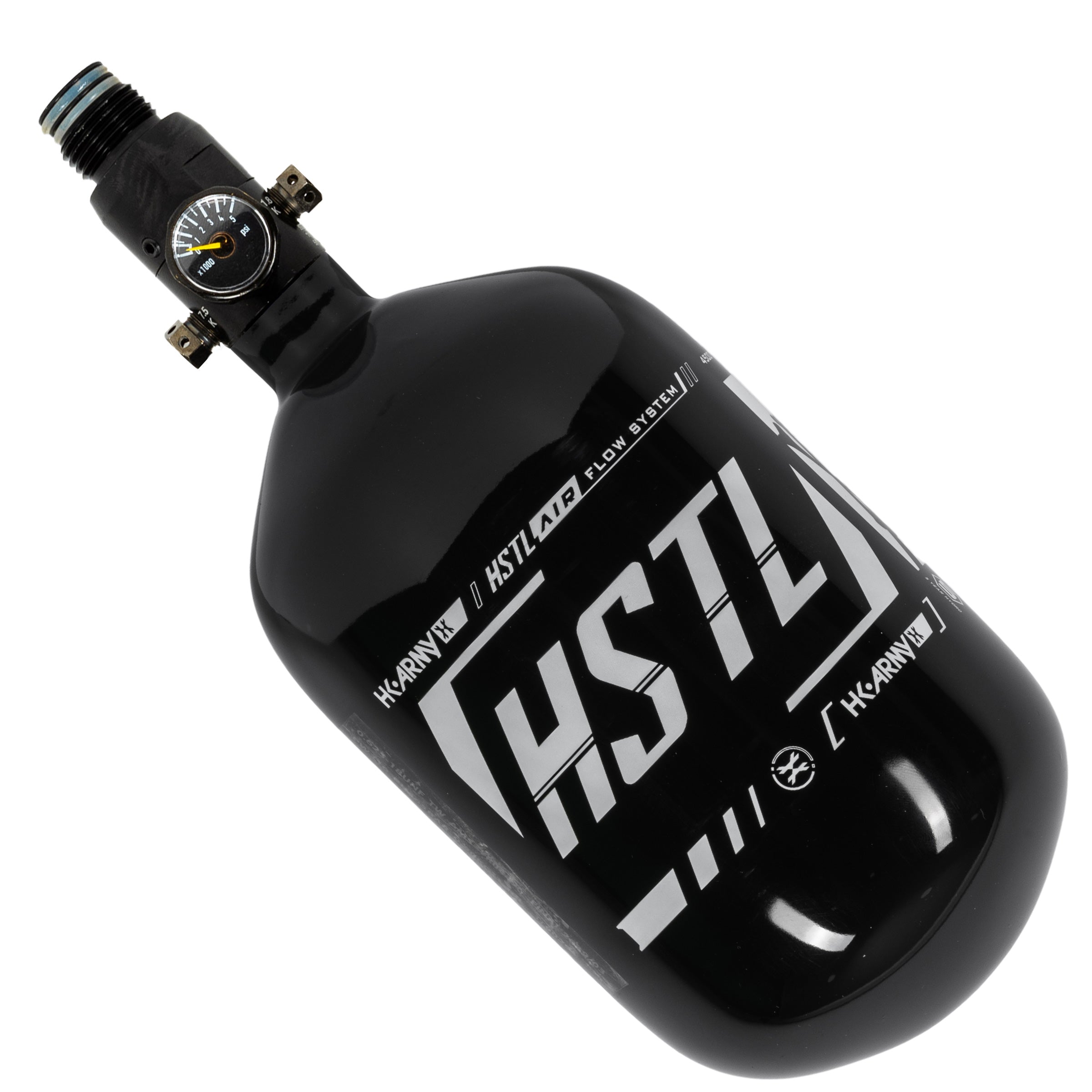 HSTL® - Carbon Fiber Tank - Standard Reg - 68ci / 4500psi - Black - XTREME Airsoft Superstore