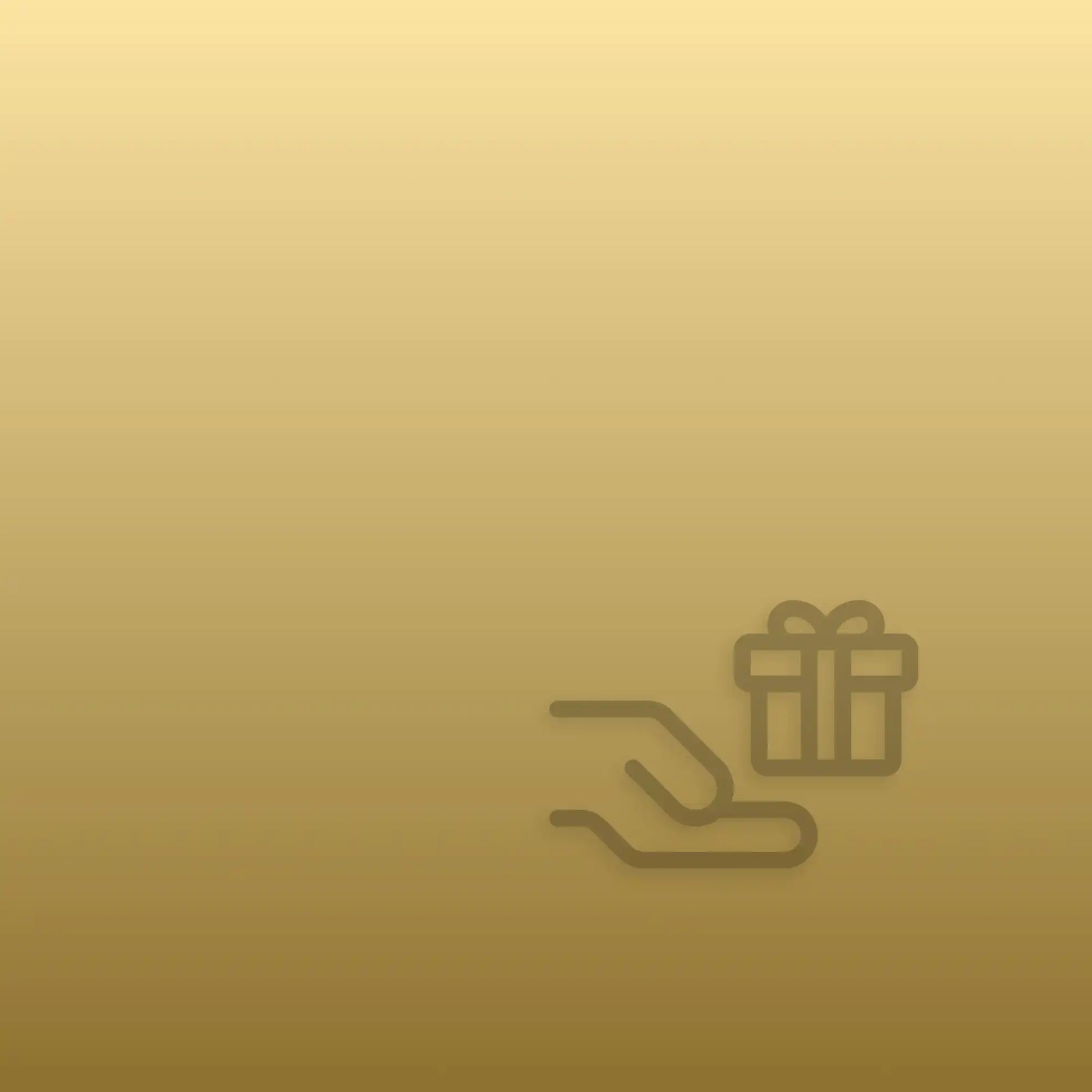 An icon of a hand offering a wrapped gift.