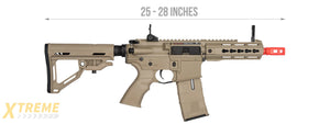 ICS CXP-UK1 CAPTAIN EBB KEYMOD M4 AIRSOFT AEG RIFLE - TAN