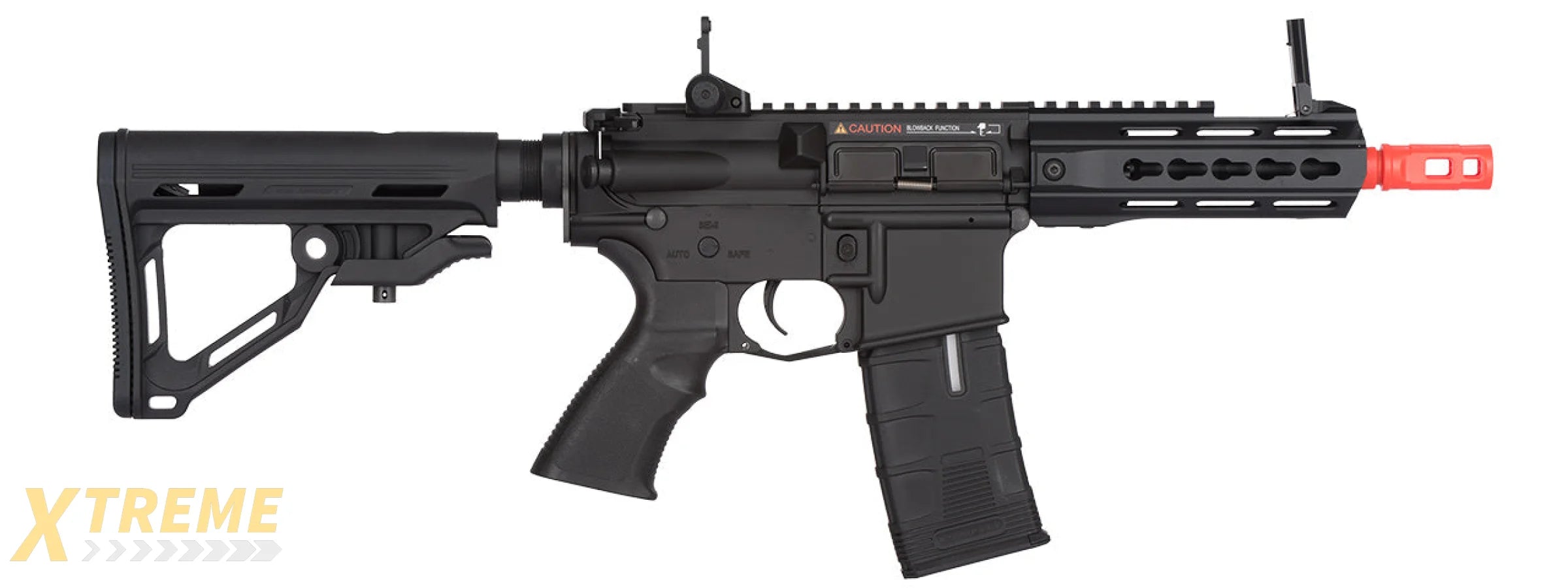 ICS CXP-UK1 CAPTAIN ELECTRIC BLOWBACK M4 AIRSOFT AEG RIFLE - BLACK