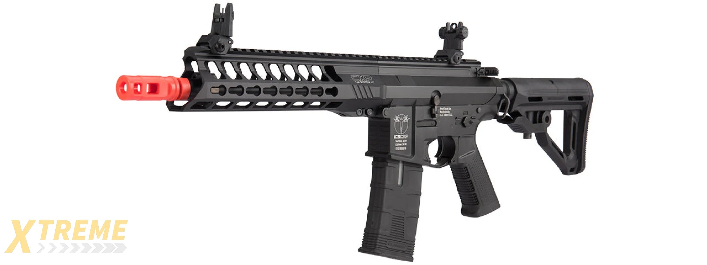 ICS CXP-YAK C S1 KEYMOD AIRSOFT EBB CARBINE RIFLE - BLACK
