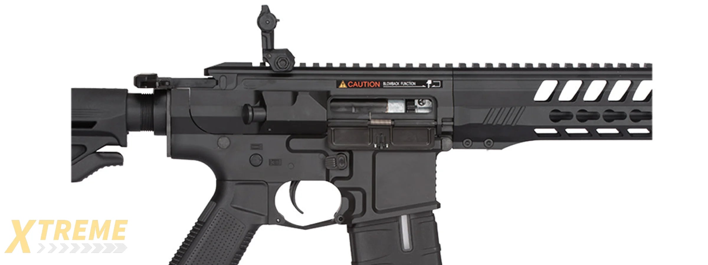 ICS CXP-YAK C S1 KEYMOD AIRSOFT EBB CARBINE RIFLE - BLACK