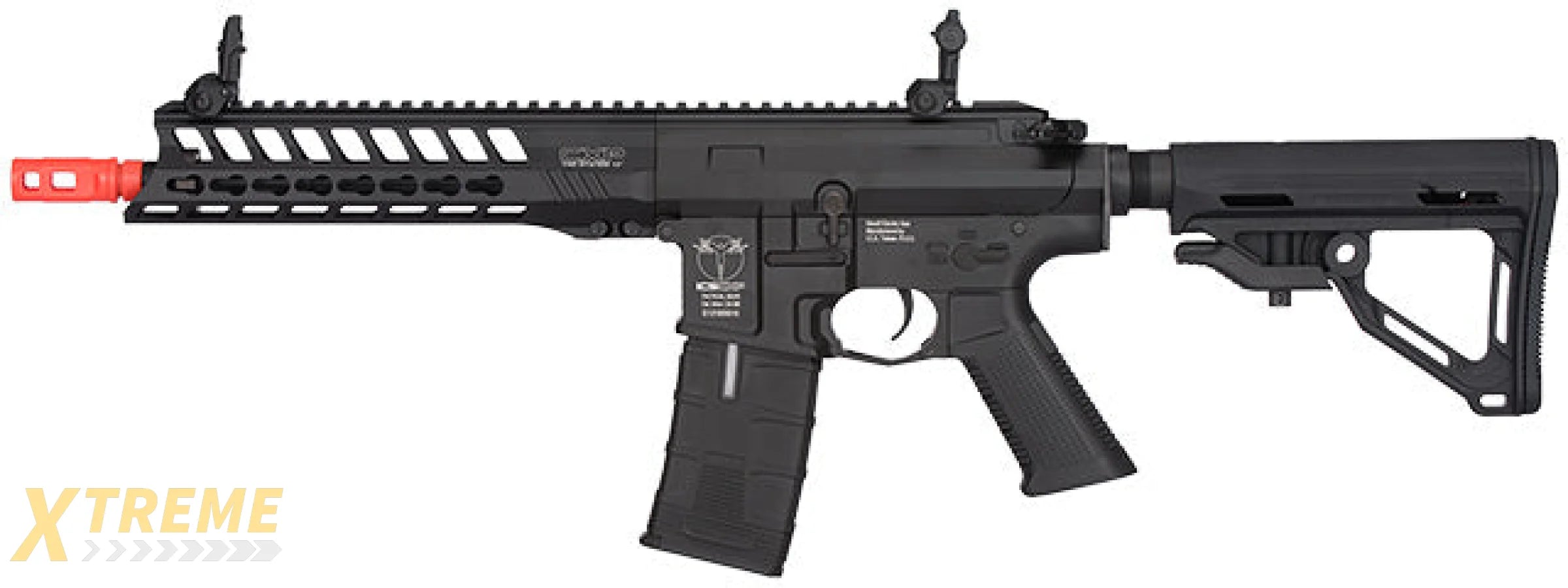 ICS CXP-YAK C S1 KEYMOD AIRSOFT EBB CARBINE RIFLE - BLACK