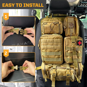 Tactical MOLLE Seat Organizer Full Set - XTREME Airsoft Superstore