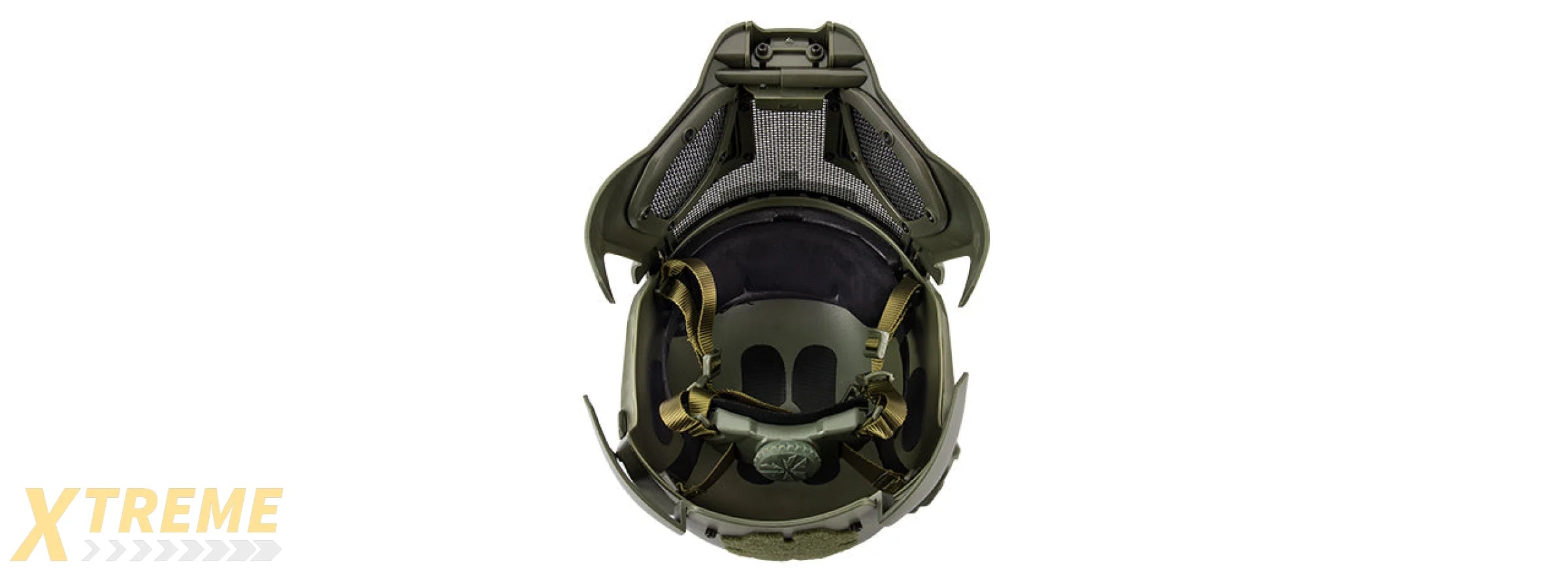 Interstellar Battle Trooper Full Face Airsoft Helmet (OD GREEN)