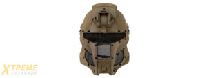 Interstellar Battle Trooper Full Face Airsoft Helmet (TAN)