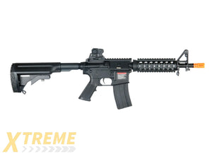 JG M4 FULL METAL CQB-R M4 SERIES AIRSOFT AEG - BLACK