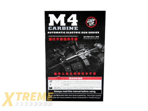 JG M4 FULL METAL CQB-R M4 SERIES AIRSOFT AEG - BLACK