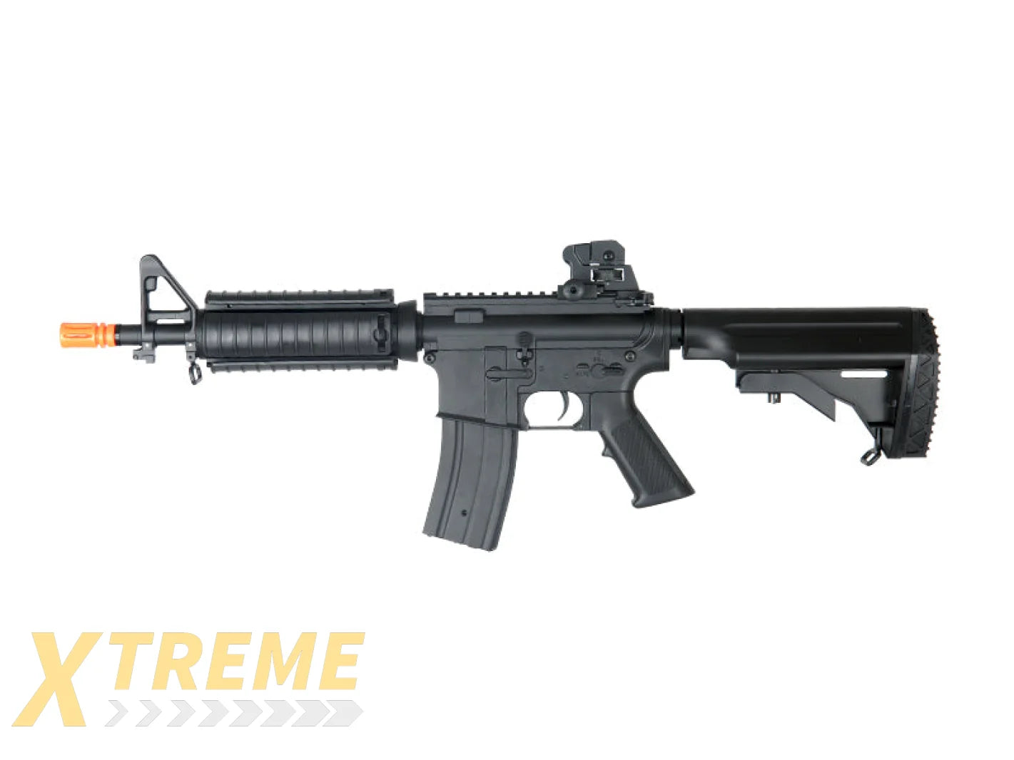 JG M4 FULL METAL CQB-R M4 SERIES AIRSOFT AEG - BLACK