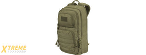Lancer Tactical 1000D EDC Commuter MOLLE Backpack w/ Concealed Holder (OD GREEN)