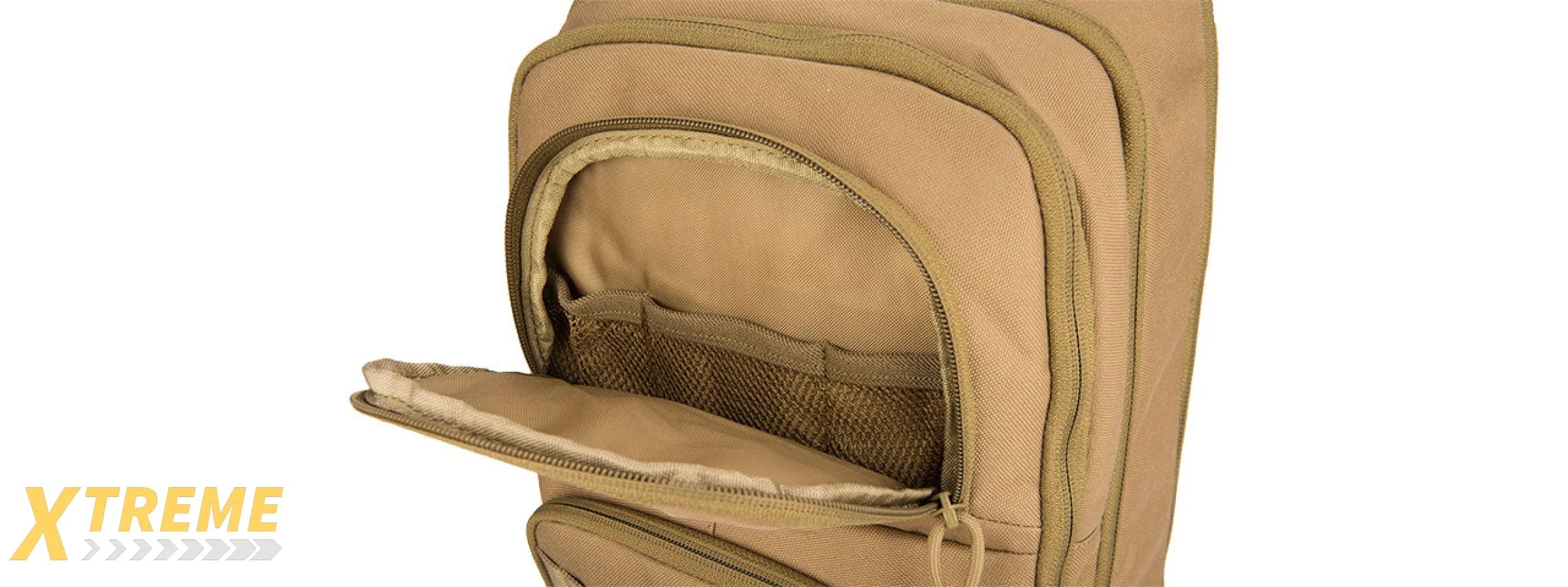 Lancer Tactical 1000D EDC Commuter MOLLE Backpack w/ Concealed Holder (KHAKI)