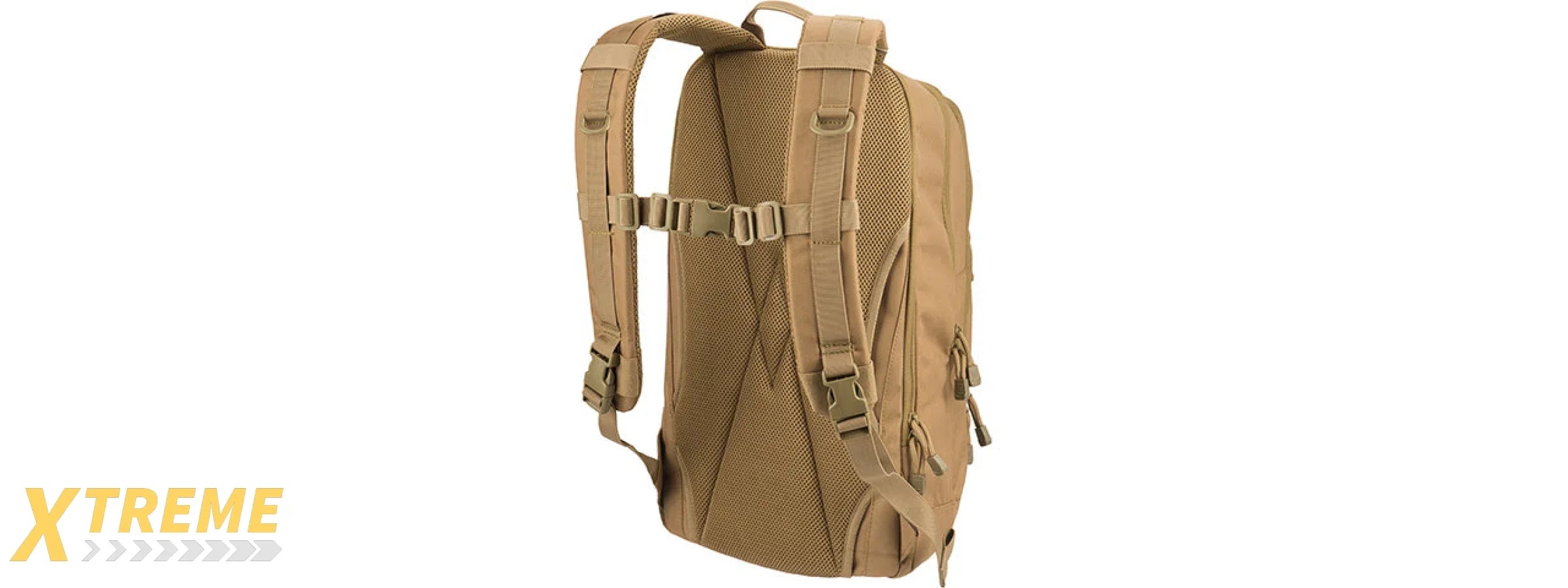 Lancer Tactical 1000D EDC Commuter MOLLE Backpack w/ Concealed Holder (KHAKI)