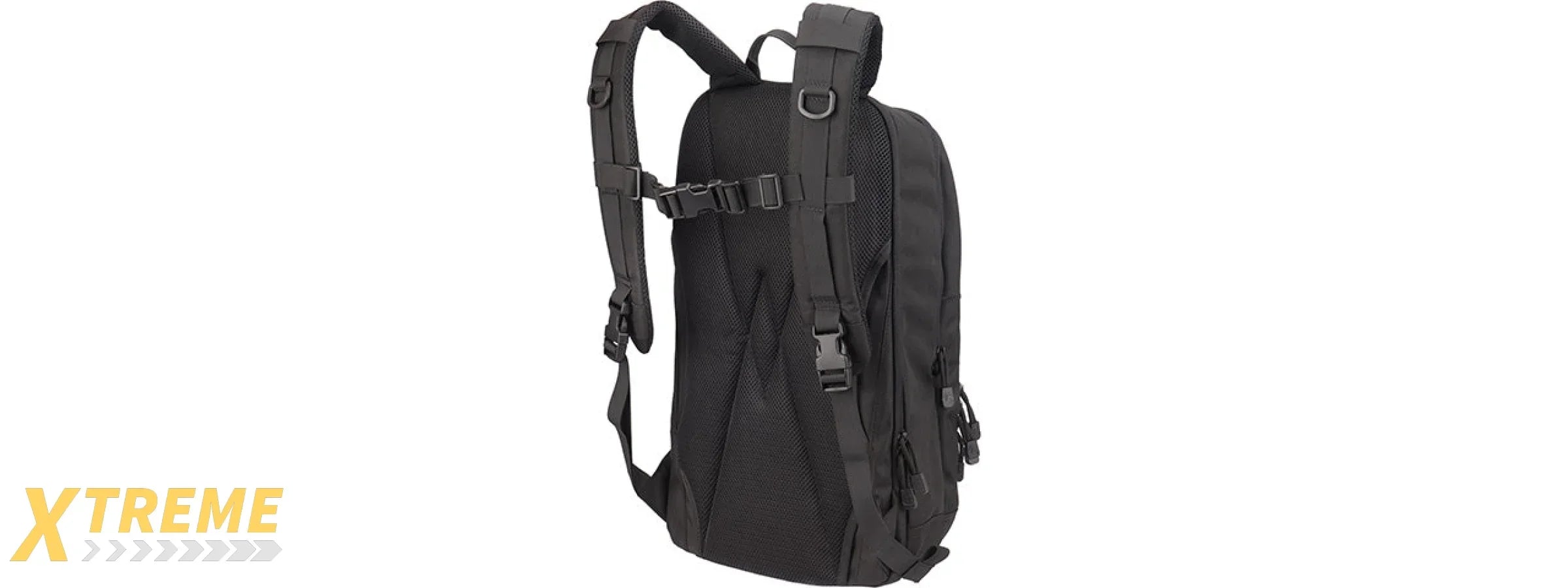 Lancer Tactical 1000D EDC Commuter MOLLE Backpack w/ Concealed Holder (BLACK)