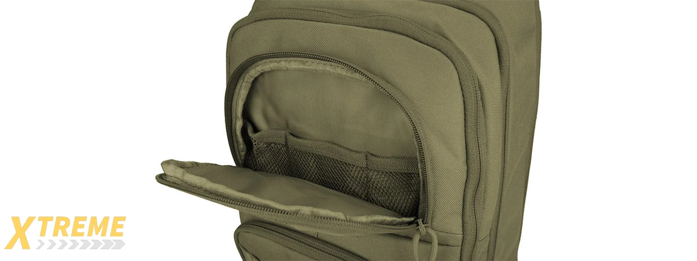 Lancer Tactical 1000D EDC Commuter MOLLE Backpack w/ Concealed Holder (OD GREEN)