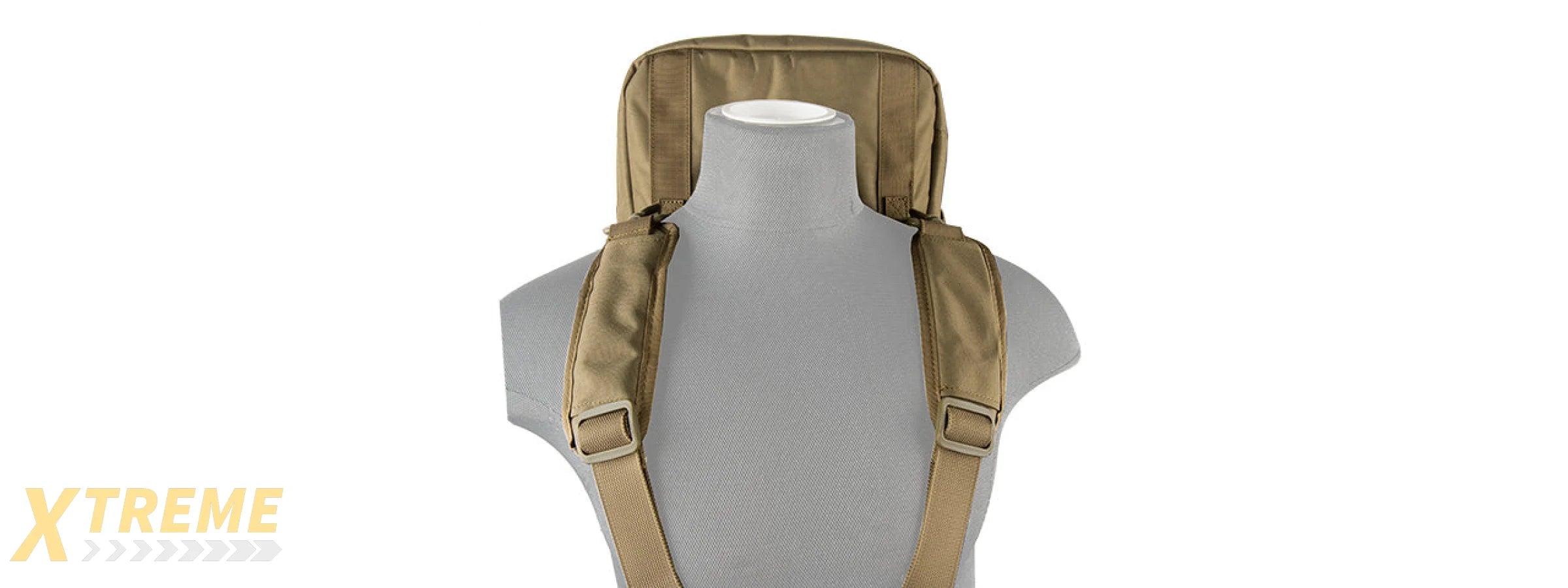 LANCER TACTICAL 1000D NYLON 3-WAY CARRY 29" DOUBLE RIFLE GUN BAG (TAN)