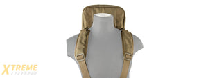 LANCER TACTICAL 1000D NYLON 3-WAY CARRY 29" DOUBLE RIFLE GUN BAG (TAN)