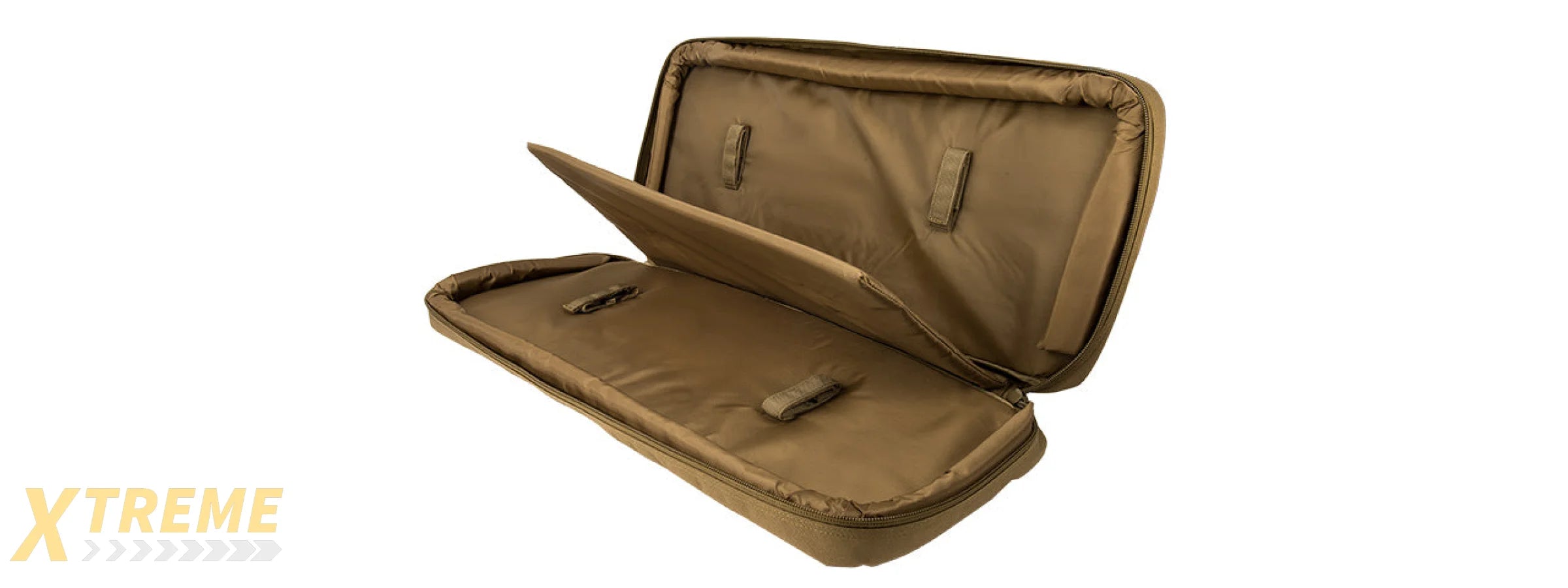 LANCER TACTICAL 1000D NYLON 3-WAY CARRY 29" DOUBLE RIFLE GUN BAG (KHAKI)