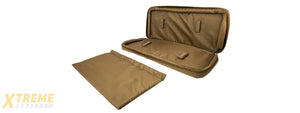LANCER TACTICAL 1000D NYLON 3-WAY CARRY 29" DOUBLE RIFLE GUN BAG (KHAKI)