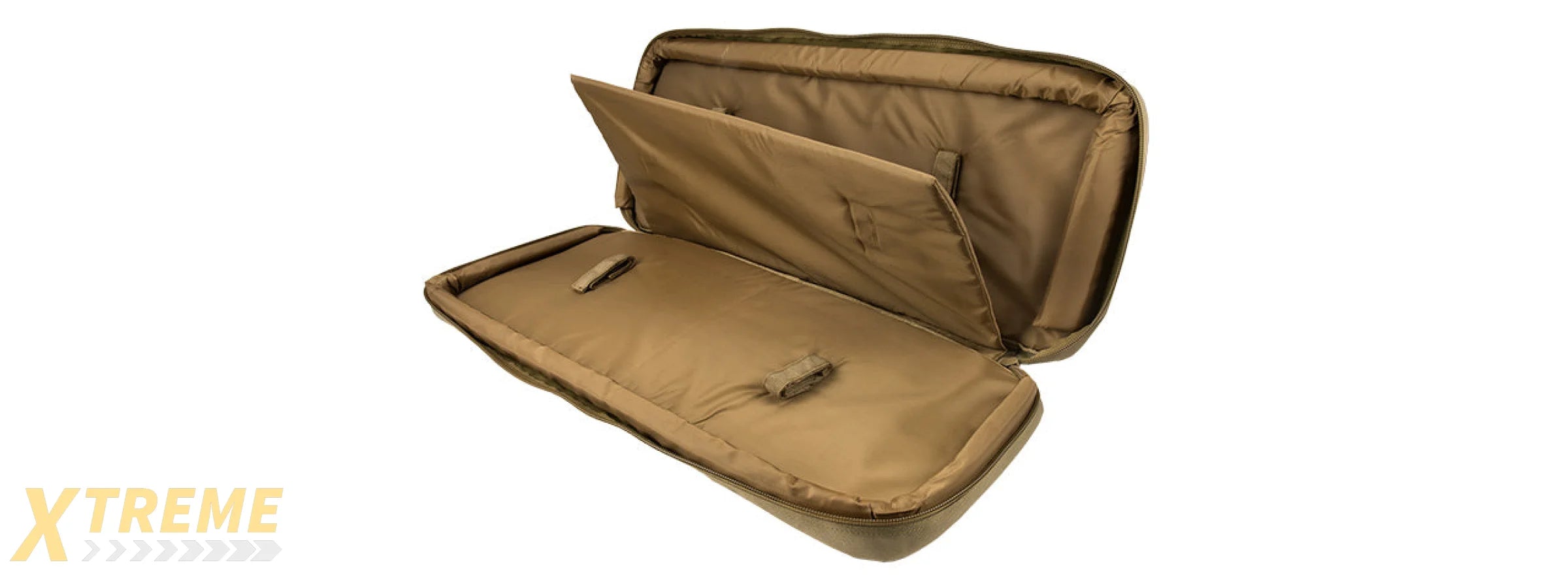 LANCER TACTICAL 1000D NYLON 3-WAY CARRY 29" DOUBLE RIFLE GUN BAG (TAN)