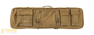 LANCER TACTICAL 1000D NYLON 3-WAY CARRY 43" DOUBLE RIFLE GUN BAG (KHAKI)