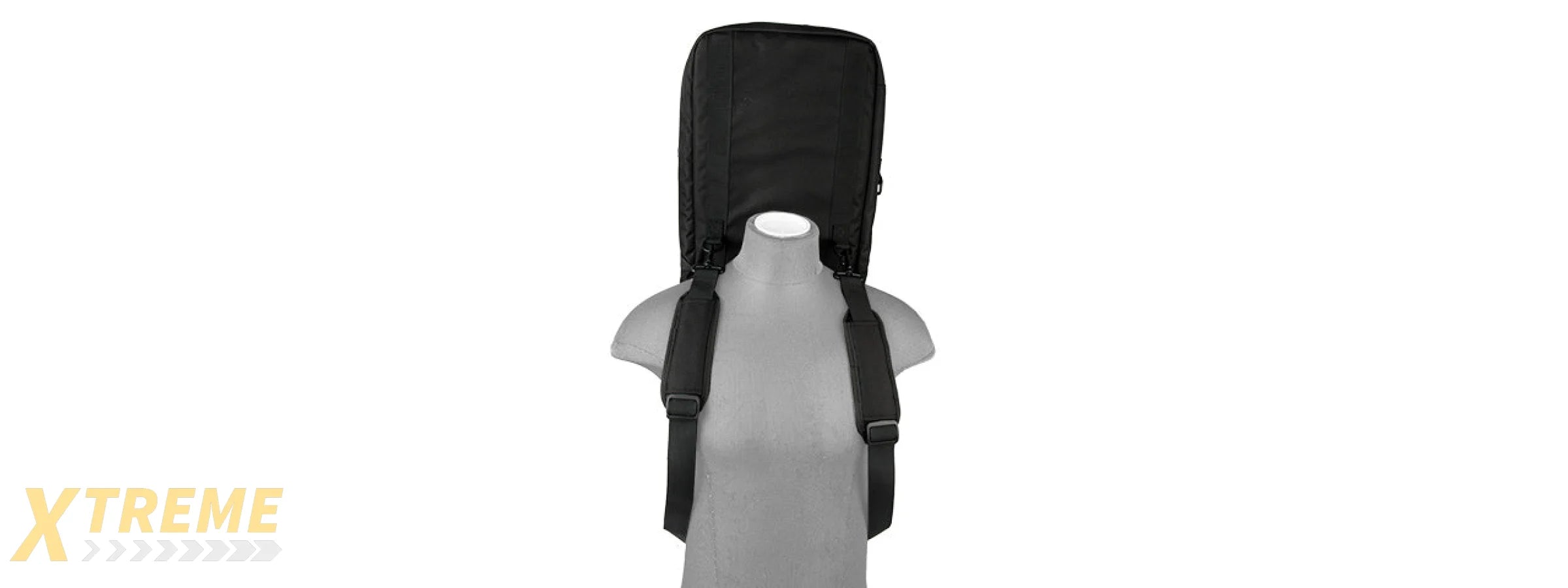 LANCER TACTICAL 1000D NYLON 3-WAY CARRY 43" DOUBLE RIFLE GUN BAG (BLACK)