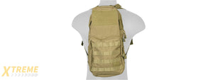 Lancer Tactical 1000D Nylon Airsoft Molle Hydration Backpack (Color: Khaki)