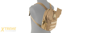 LANCER TACTICAL 1000D NYLON TACTICAL BAT WING BACKPACK - MEDIUM (TAN)