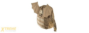 LANCER TACTICAL 1000D NYLON TACTICAL BAT WING BACKPACK - MEDIUM (TAN)