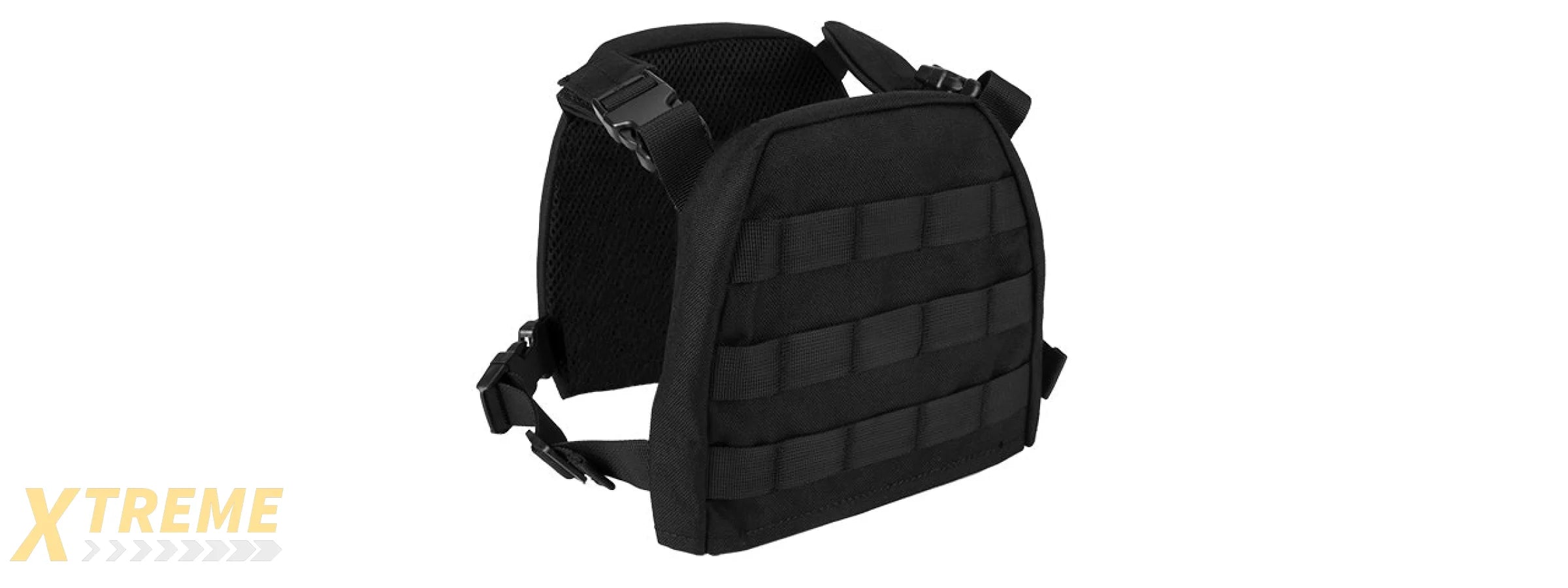 Lancer Tactical 1000D Nylon Children's Tactical Molle Vest w/ Battle Belt [XS] (Black)