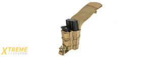 LANCER TACTICAL 1000D NYLON QD BUCKLE PISTOL/RIFLE MAG POUCH (TAN)