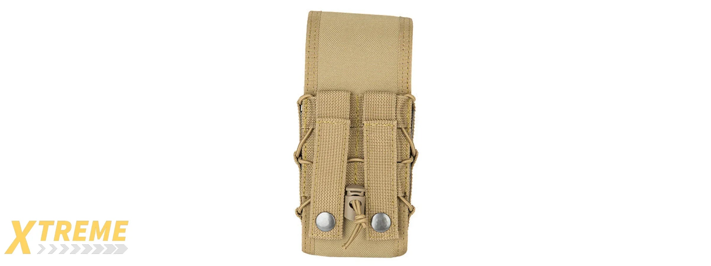 LANCER TACTICAL 1000D NYLON QD BUCKLE PISTOL/RIFLE MAG POUCH (TAN)