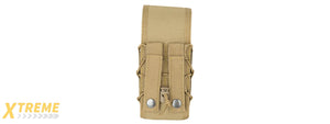 LANCER TACTICAL 1000D NYLON QD BUCKLE PISTOL/RIFLE MAG POUCH (TAN)